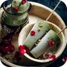 Ice cream with pistachios